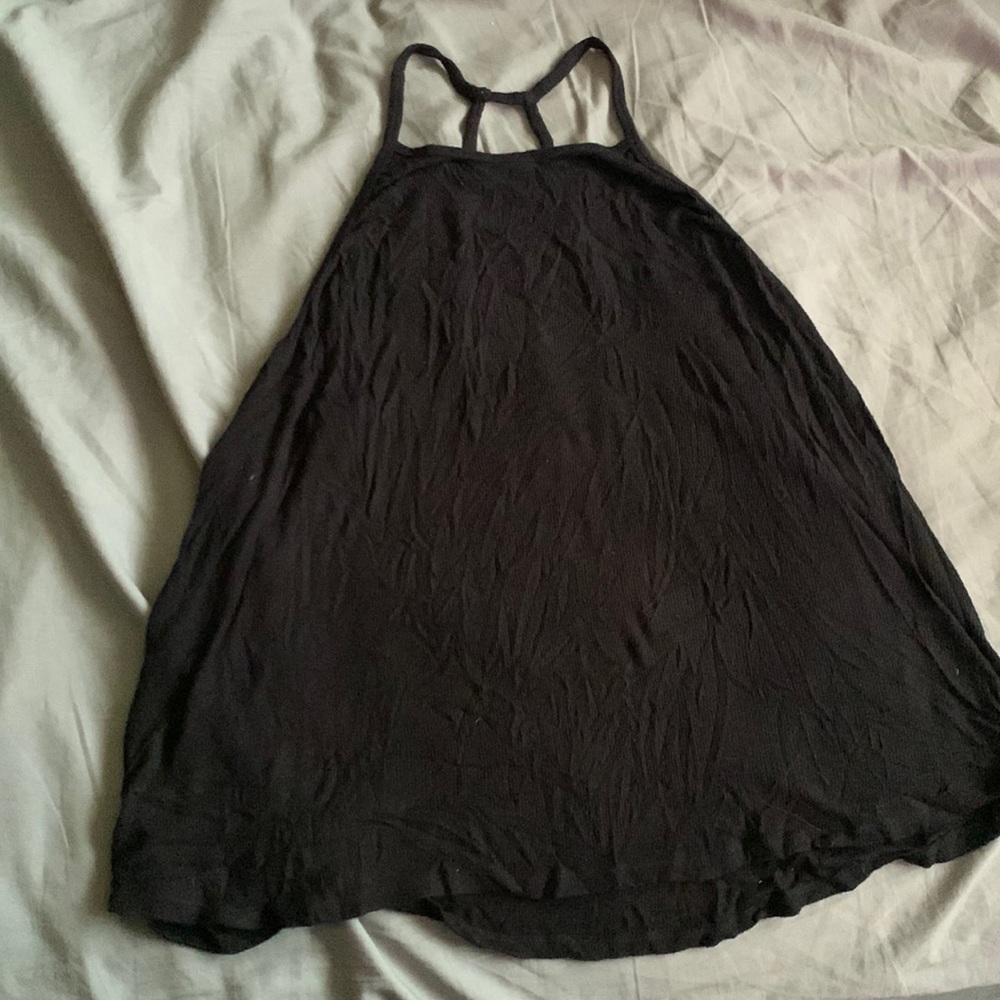 Black flowy tank top